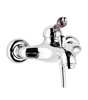 Single-lever external bath mixer without shower kit